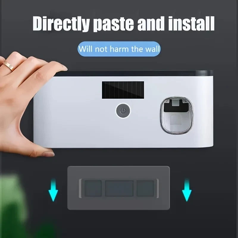 UV Toothbrush Sterilizer Dispenser