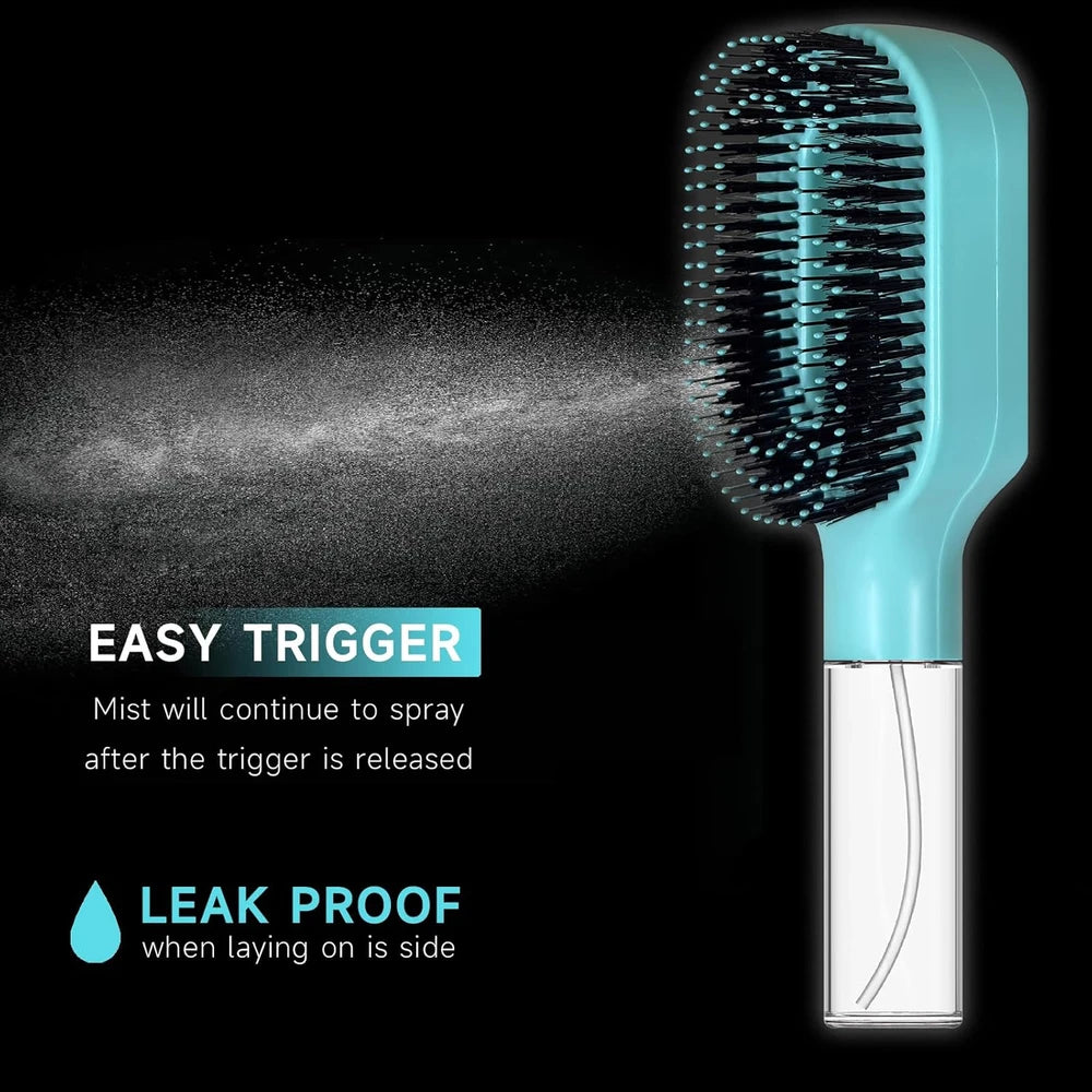 Misting Detangling Brush Green
